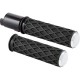 ARLEN NESS GRIPS - DIAMOND - TBW - CHROME # 500-059 ARLEN NESS GRIPS - DIAMOND - TBW - CHROME # 500-059