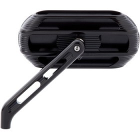 ARLEN NESS MIRROR - SIDEKICK - SIDE VIEW - OVAL - BLACK - LEFT # 510-000