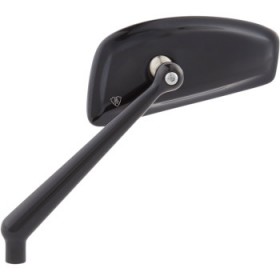 ARLEN NESS MIRROR - TEARCHOP - SIDE VIEW - TEARDROP - BLACK - LEFT # 510-004