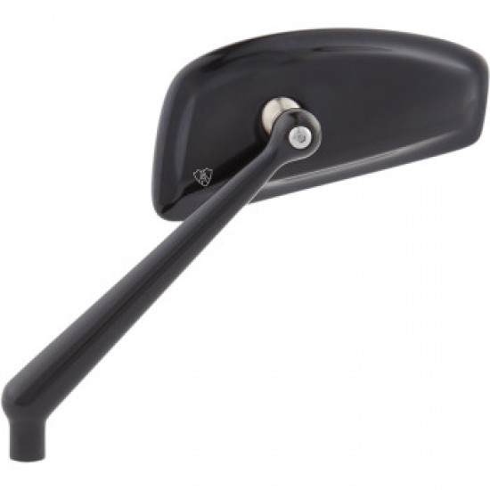 ARLEN NESS MIRROR - TEARCHOP - SIDE VIEW - TEARDROP - BLACK - LEFT # 510-004
