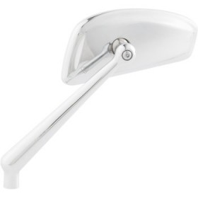 ARLEN NESS MIRROR - TEARCHOP - SIDE VIEW - TEARDROP - CHROME - LEFT # 510-005