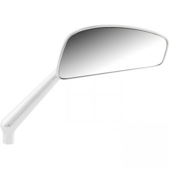 ARLEN NESS MIRROR - TEARCHOP - SIDE VIEW - TEARDROP - CHROME - RIGHT # 510-007