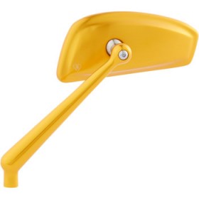 ARLEN NESS MIRROR - TEARCHOP - SIDE VIEW - TEARDROP - GOLD - LEFT # 510-013