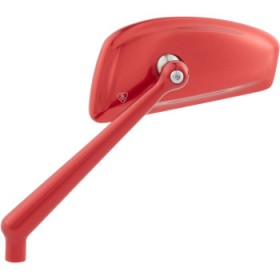 ARLEN NESS MIRROR - TEARCHOP - SIDE VIEW - TEARDROP - RED - LEFT # 510-014