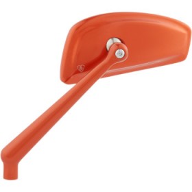 ARLEN NESS MIRROR - TEARCHOP - SIDE VIEW - TEARDROP - ORANGE - LEFT # 510-015
