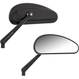 ARLEN NESS MIRRORS DOWNDRAFT SIDE VIEW ELONGATED BLACK # 510-026