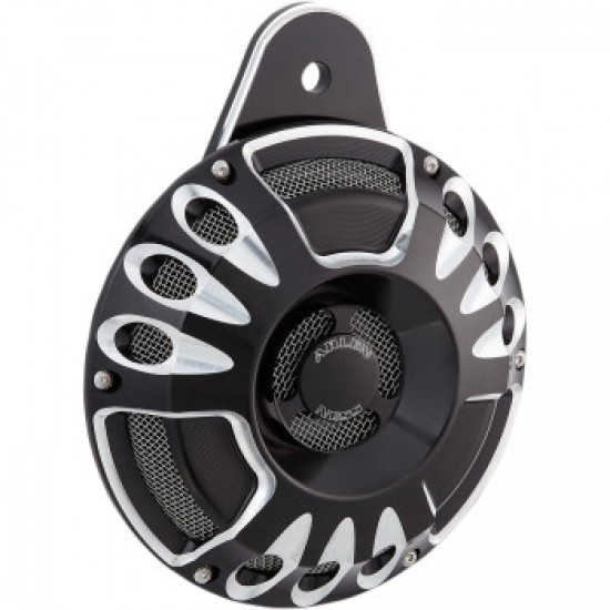 ARLEN NESS CUSTOM HORN - DEEP/CUT - BLACK # 70-200 ARLEN NESS CUSTOM HORN - DEEP/CUT - BLACK # 70-200