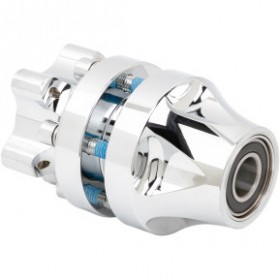 ARLEN NESS HUB - CARTRIDGE - FRONT/SINGLE DISC - CHROME - 08-17 FLST # 71-613