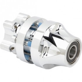 ARLEN NESS HUB - CARTRIDGE - FRONT/SINGLE DISC - CHROME - FXBB # 71-649