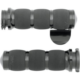 AVON GRIPS 3-Ring Air Cushioned Grips - Throttle Boss - Anodized # AIR-90-ANO-BOSS