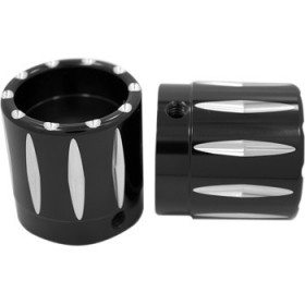 AVON GRIPS FRONT AXLE NUT COVER - BLACK - RIVAL - LARGE/SMALL # AXL-RIV-AN-TOUR
