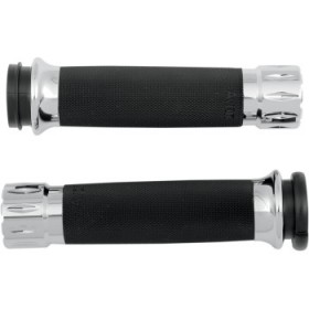 AVON GRIPS - RIVAL CUSTOM - TBW - CHROME # CC-85-CH-FL-RIV