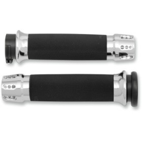 AVON GRIPS - EXCALIBUR - CUSTOM - TBW - BLACK # CC-86-AN-FL-EX