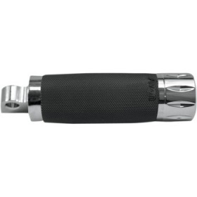 AVON GRIPS FOOTPEGS - RIVAL CUSTOM - CHROME # FP-CC-85-CH-RIV