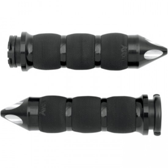 AVON GRIPS - SPIKE AIR - CUSHIONED - BLACK # AIR-90-ANO-SPK AVON GRIPS - SPIKE AIR - CUSHIONED - BLACK # AIR-90-ANO-SPK