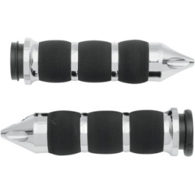 AVON GRIPS - SPIKE AIR - CUSHIONED - TBW - CHROME # AIR-90-CH-FL-SP