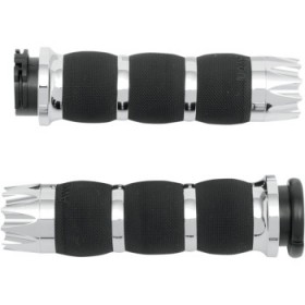 AVON GRIPS - EXCALIBUR - AIR CUSHIONED - CHROME # AIR-90-EX
