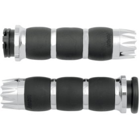 AVON GRIPS - EXCALIBUR - VELVET - CHROME # AIR-93-EX