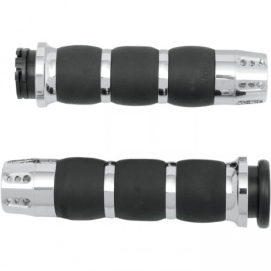 AVON GRIPS - GATLIN - VELVET AIR - CHROME # AIR-93-GAT