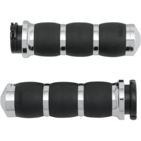 AVON 3-RING VELVET AIR GRIPS - CHROME # AIR-93