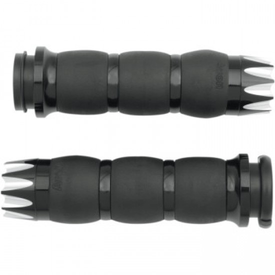 AVON GRIPS - EXCALIBUR - VELVET - TBW - BLACK # AIR-96-AN-FL-EX AVON GRIPS - EXCALIBUR - VELVET - TBW - BLACK # AIR-96-AN-FL-EX