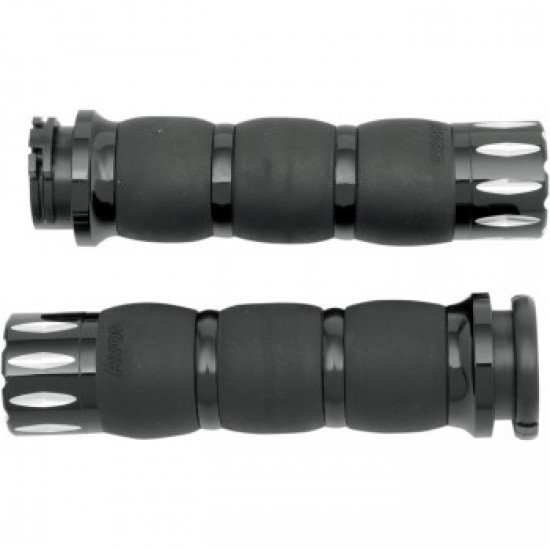 AVON GRIPS - RIVAL VELVET AIR - BLACK # AIR-96-ANO-RIV AVON GRIPS - RIVAL VELVET AIR - BLACK # AIR-96-ANO-RIV