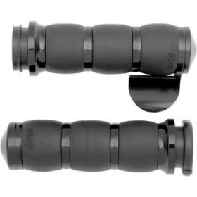 AVON GRIPS 3-RING VELVET AIR GRIPS - TBW - THROTTLE BOSS - BLACK # AIR-96-FLY-BOSS
