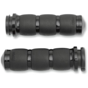 AVON 3-RING VELVET AIR GRIPS - TBW - BLACK # AIR-96-FLY