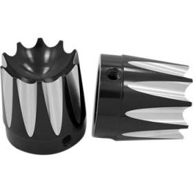AVON GRIPS FRONT AXLE NUT COVER - BLACK - EXCALIBUR - LARGE/SMALL # AXL-EX-ANO-TOUR