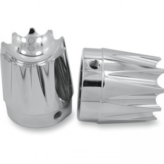 AVON GRIPS FRONT AXLE NUT COVER - CHROME - EXCALIBUR - 1 # AXL-EX-CH AVON GRIPS FRONT AXLE NUT COVER - CHROME - EXCALIBUR - 1 # AXL-EX-CH