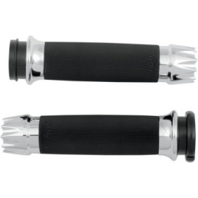 AVON GRIPS - EXCALIBUR - CUSTOM - CHROME # CC-85-CH-EX