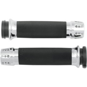 AVON GRIPS - GATLIN - CUSTOM - CHROME # CC-85-CH-GAT