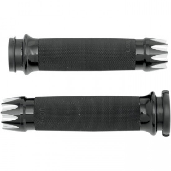 AVON GRIPS - EXCALIBUR - CUSTOM - BLACK # CC-86-ANO-EX AVON GRIPS - EXCALIBUR - CUSTOM - BLACK # CC-86-ANO-EX