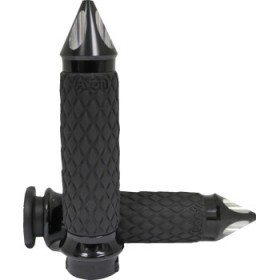 AVON GRIPS DIAMOND CONTOUR GRIPS - SPIKE - BLACK - TBW # DIA-65-AN-FL-SP