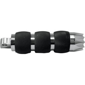 AVON GRIPS FOOTPEGS - AIR CUSHIONED EXCALIBUR - CHROME # FP-AIR-90-CH-EX