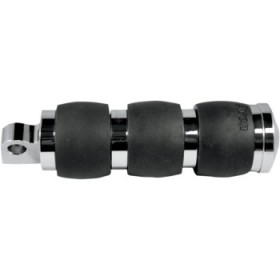 AVON GRIPS FOOTPEGS - VELVET AIR - CHROME # FP-AIR-93