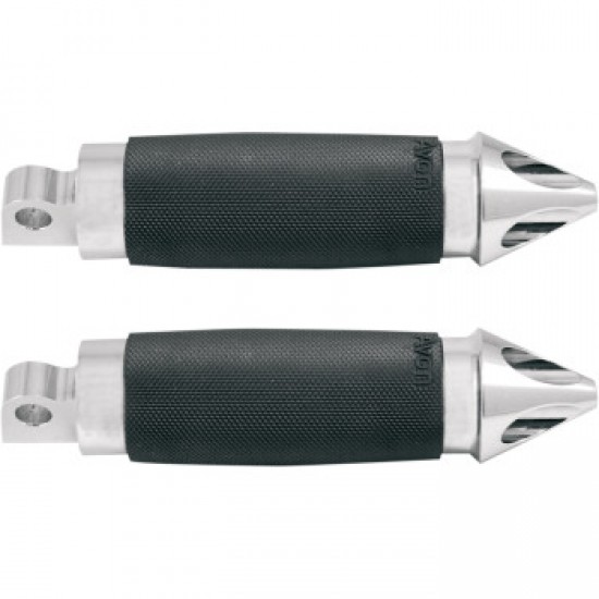 AVON GRIPS FOOTPEGS - CUSTOM SPIKE - CHROME # FP-CC-85-CH-SPI AVON GRIPS FOOTPEGS - CUSTOM SPIKE - CHROME # FP-CC-85-CH-SPI