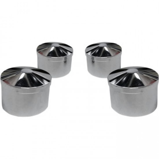 AVON COVER - HEAD BOLT - ROUND - CHROME # HBC-302-CH