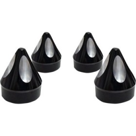 AVON COVER HEAD BOLT - SPIKE - BLACK # HBC-303-ANO-SPK-1