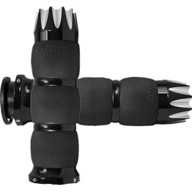 AVON GRIPS - EXCALIBUR - AIR CUSHIONED - INDIAN - BLACK # IN-TO-AIR-90A-E