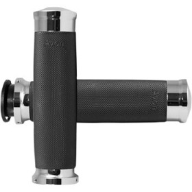 AVON CUSTOM CONTOUR GRIPS - INDIAN - CHROME # IN-TO-CC-85-CH