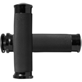 AVON CUSTOM CONTOUR GRIPS - INDIAN - BLACK # IN-TO-CC-86-AN