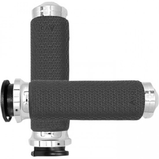 AVON GRIPS - MEMORY FOAM - MEDIUM - CHROME # IN-TO-MF-63A-CH