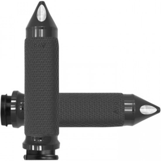 AVON GRIPS - MEMORY FOAM - SMALL - SPIKE - TBW - BLACK # MF-63-AN-FLY-SP AVON GRIPS - MEMORY FOAM - SMALL - SPIKE - TBW - BLACK # MF-63-AN-FLY-SP