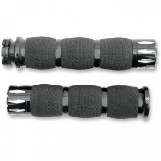 AVON GRIPS - RIVAL - AIR CUSHIONED - CHROME # MT-AIR-90-CH-RI AVON GRIPS - RIVAL - AIR CUSHIONED - CHROME # MT-AIR-90-CH-RI