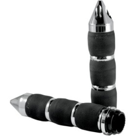 AVON GRIPS - SPIKE AIR - CUSHIONED - TOURING - CHROME # MT-AIR-90-CH-SP