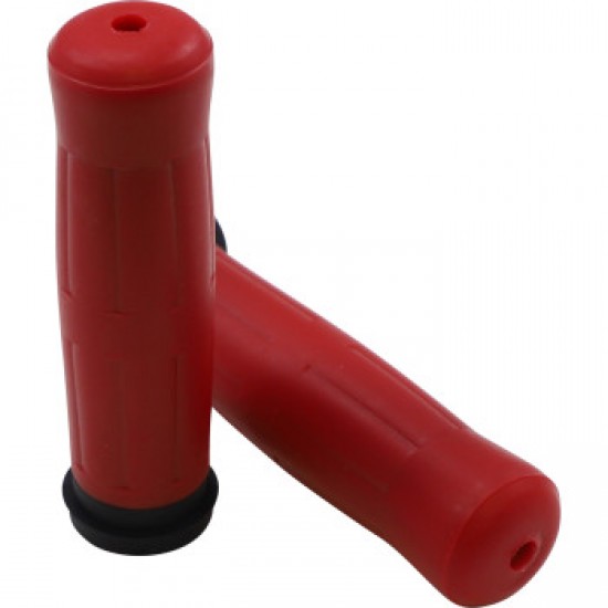AVON GRIPS - OLD SCHOOL - THROTTLE-BY-WIRE - RED # OLD-69-RED-FLY AVON GRIPS - OLD SCHOOL - THROTTLE-BY-WIRE - RED # OLD-69-RED-FLY