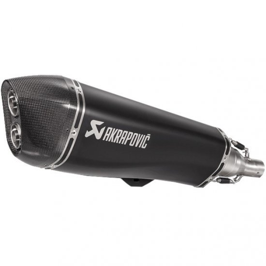 AKRAPOVIC SLIP-ON EXHAUST BLACK PIAGGIO MP3 500/LT 2017 S-PI5SO1-HRAASSBL