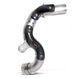 AKRAPOVIC LINK PIPE TITANIUM EXHAUST BMW R NINET 2014-2016 L-B12SO6T