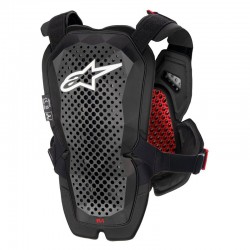 ALPINESTARS A-1 PRO CHEST ANTHRACITE BLACK RED PROTECTOR